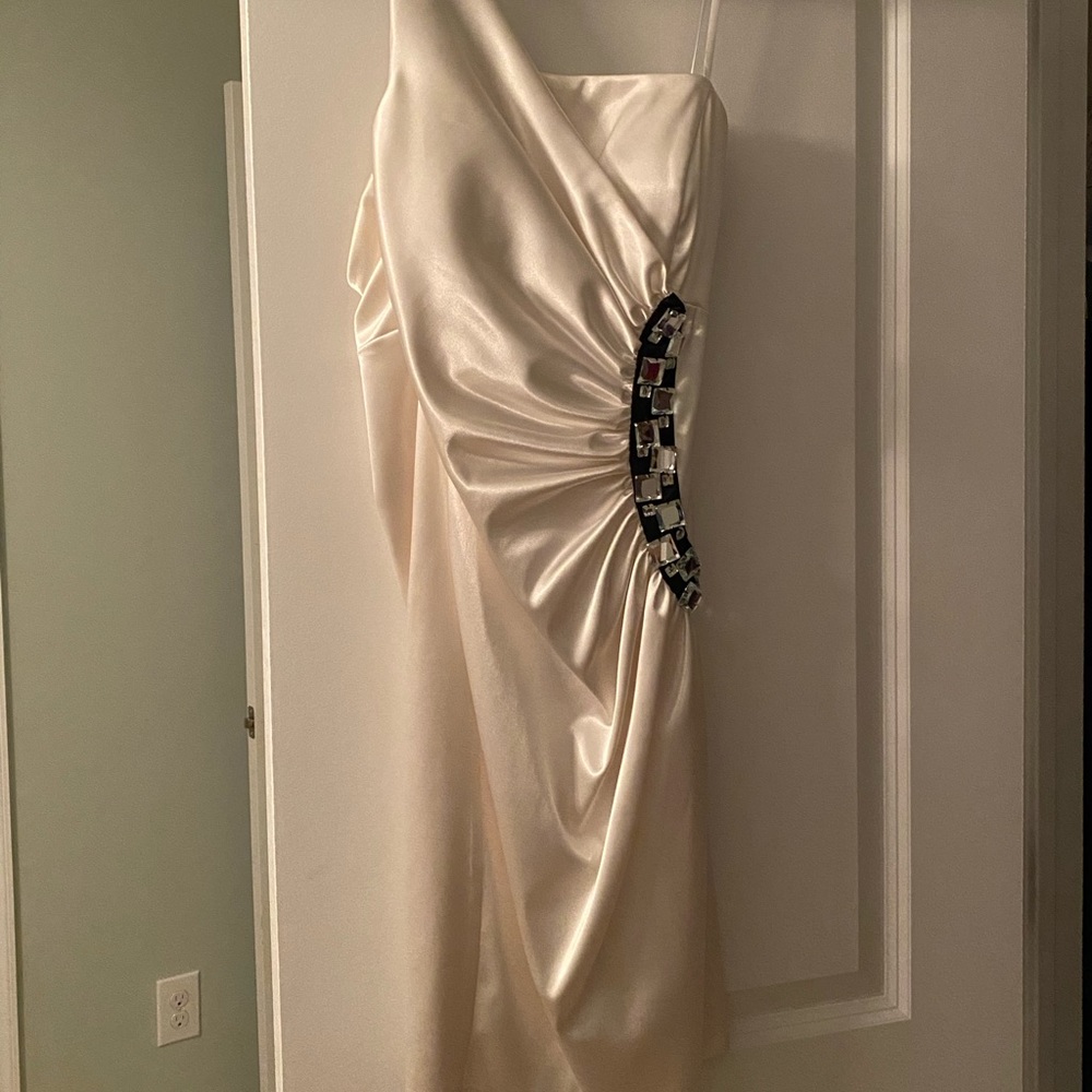 White cocktail dress
